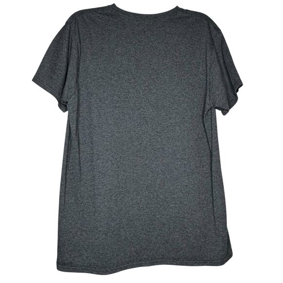 Bob Ross Tee T-Shirt Size Large Mens Printed Grey Short Sleeve Birds - Picture 2 of 5